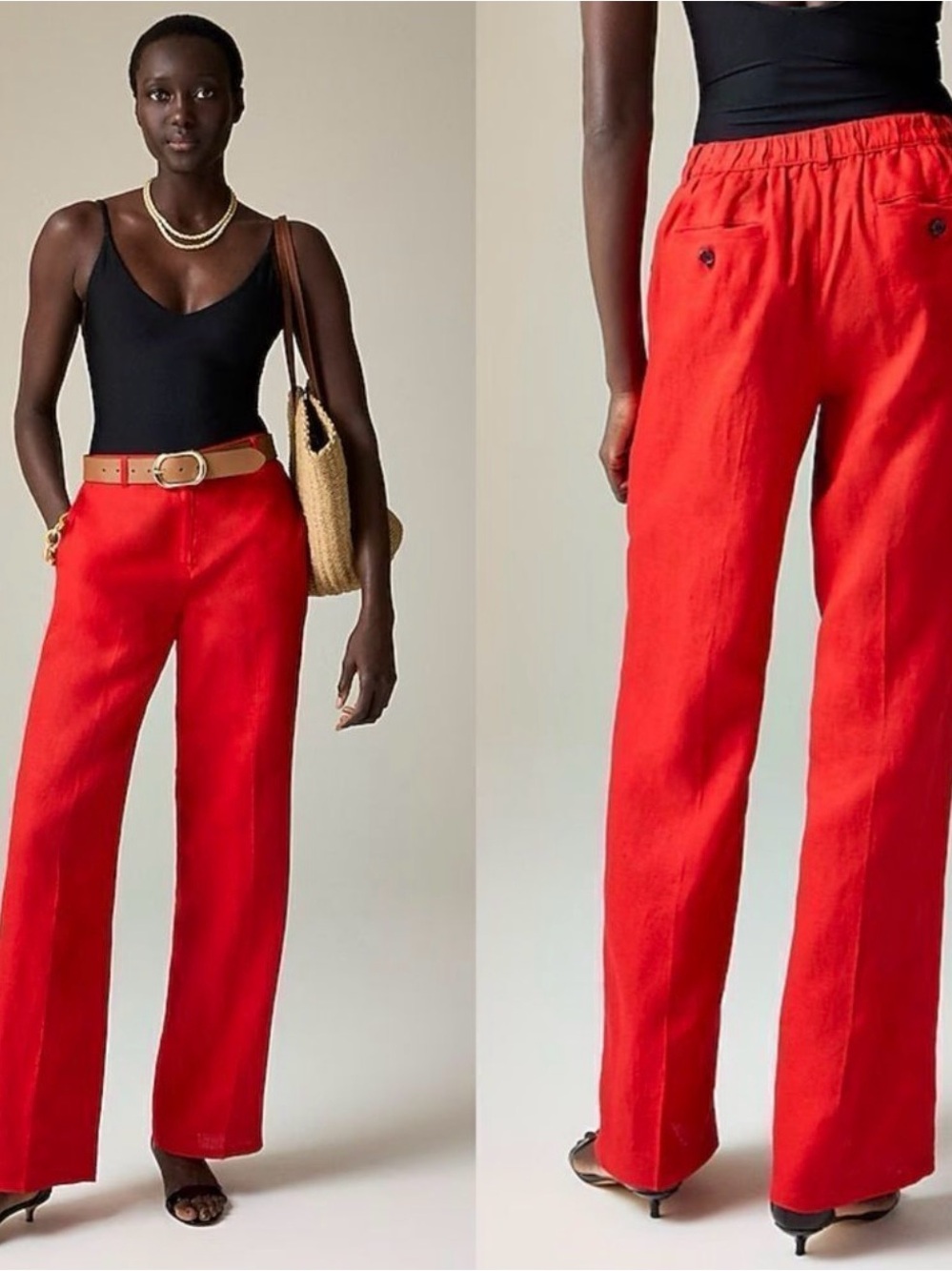 J. Crew Harbor Pant in Linen - Picture 2 of 6